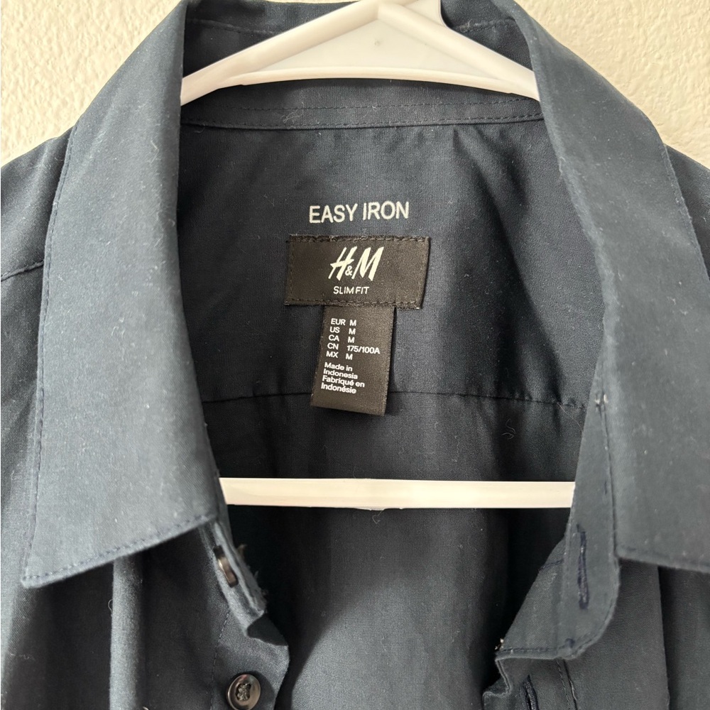 H&M Charcoal Slim Fit Shirt